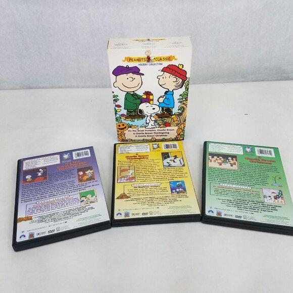 Peanuts Classic Holiday 3 DVD Collection- Thanksgiving, Great Pumpkin, Christmas - Picture 7 of 16